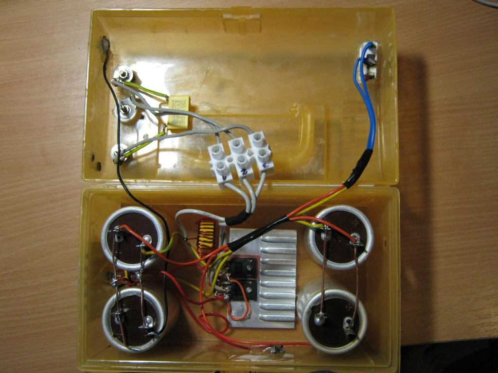 ZVS flyback driver, connections